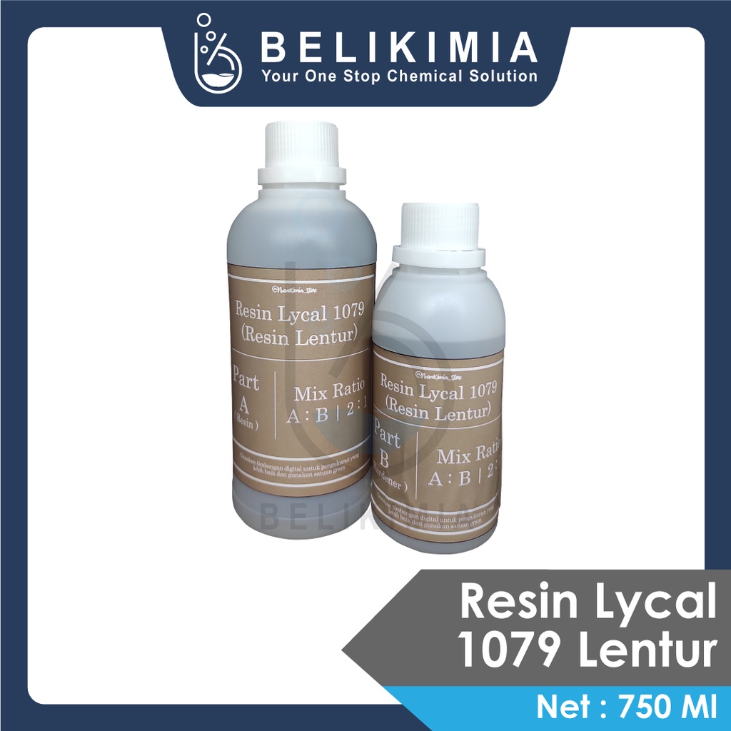 Resin Bening Lycal Lentur 1079 750 Gram