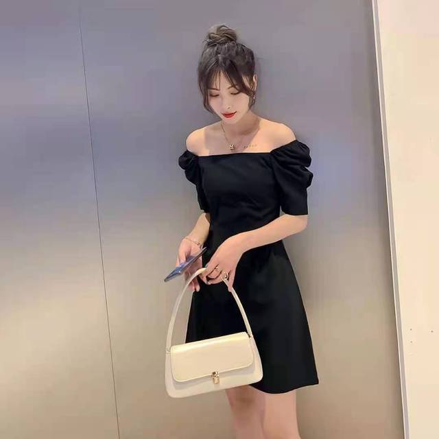 Baju Terusan Pesta untuk wanita Dress wanita Dress Hitam Midi Elegant Baju hitam Gaun Malam