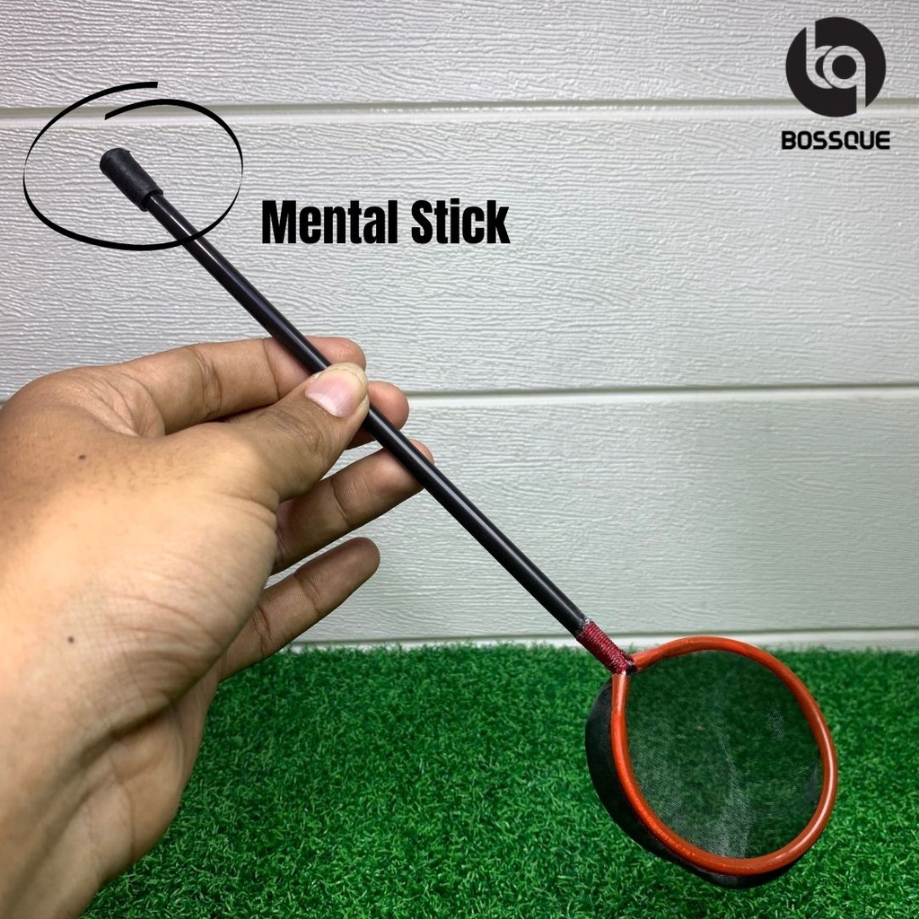 Serokan Ikan Cupang Bambu Mental Stick Black Series Seser Saringan Sauk Kutir Encu Cangkang Artemia 5,5 cm