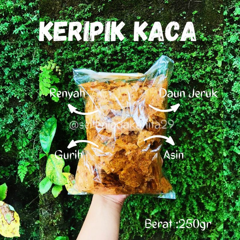 

KERIPIK KACA / KRIPCA/KERIPIK BELING 250g SUPER MEDOK dan RENYAH