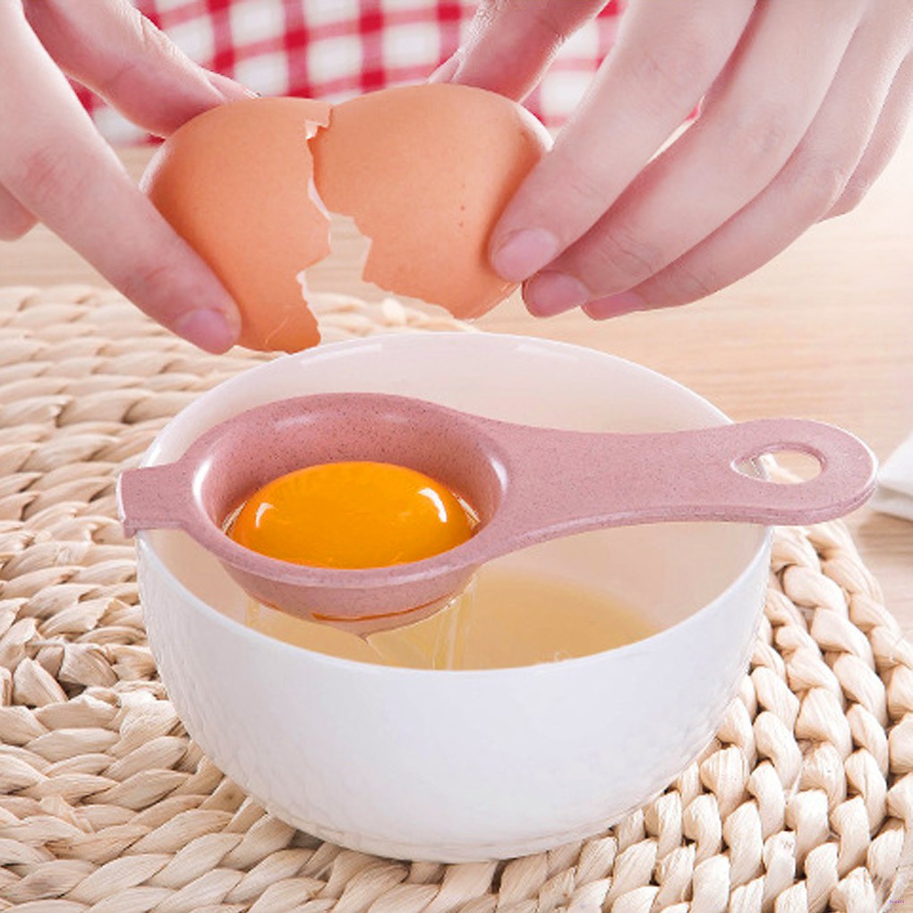 [READY STOCK] Plastic Wheat Stalk Egg Yolk Separator Protein Separation Tool White Yolk Sifting Filter Divider