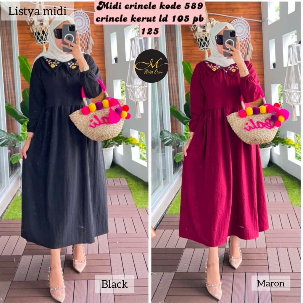 Pakaian Terbaru LISTYA MIDI By MEISA FASHION