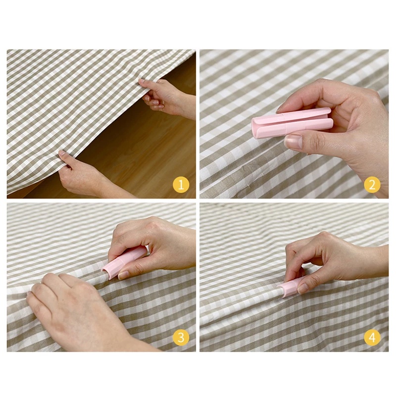 [Featured] 10Pcs/Set Plastic Non-slip Bed Sheet Clips