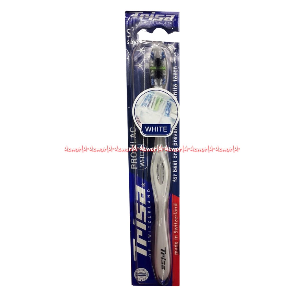 Trisa Profilac Sensitif S Toothbrush Sikat Gigi Fine Tip With Travel Cup