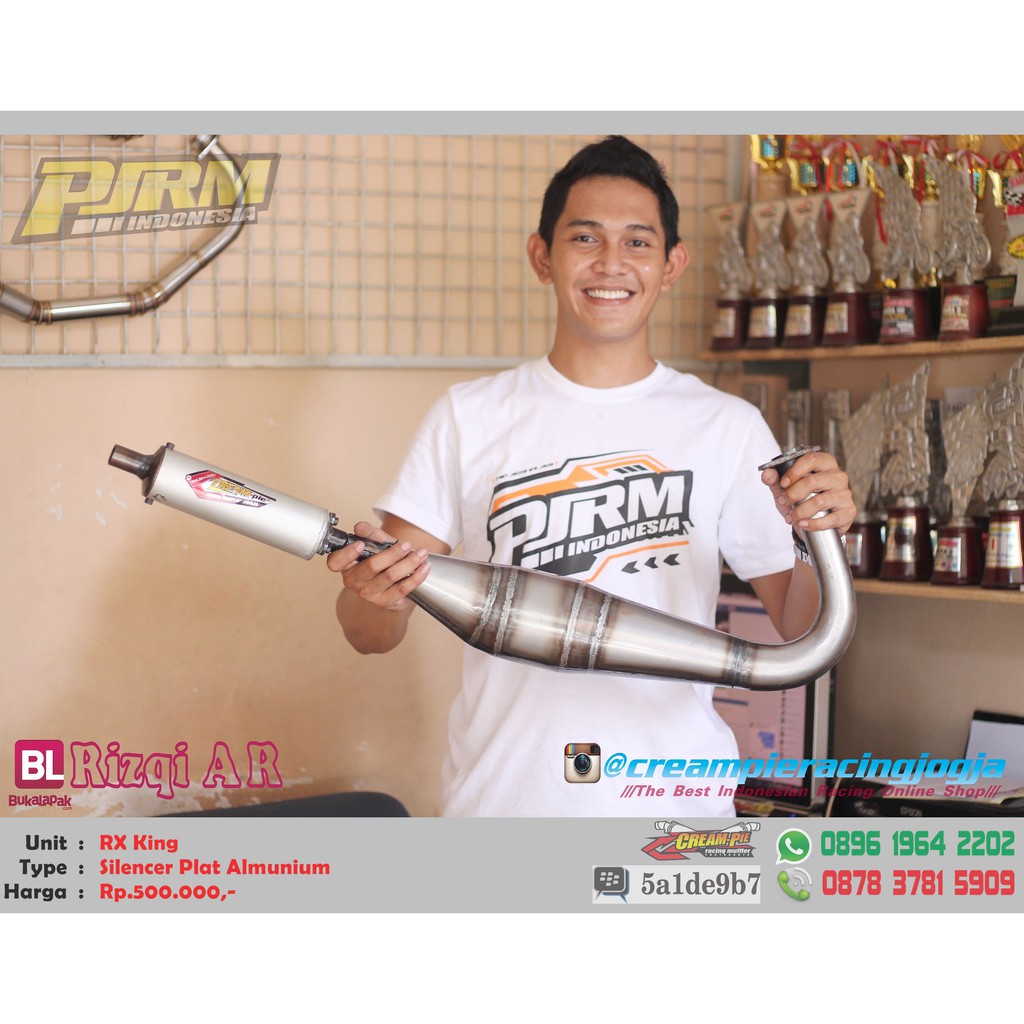 Knalpot Creampie Original RX King SILENCER