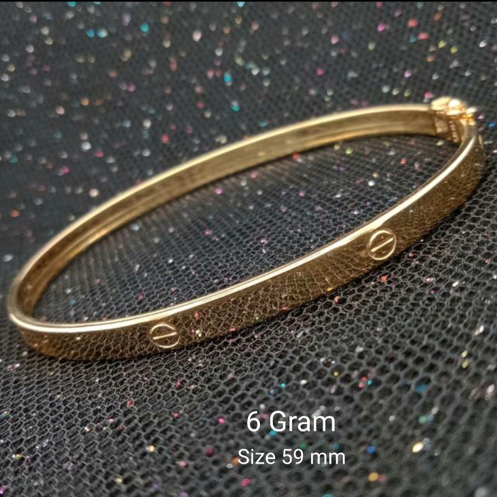 Gelang Emas 17K - 6 gram Kadar 750 - 564