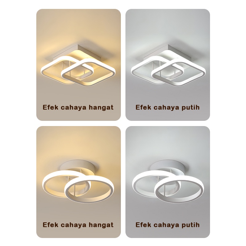 ✨3 Warna &amp; Garansi ✨ Lampu Plafon LED Ceiling Light Lampu Hias Rumah Ruang Tamu Kamar Minimalis Tempat Lampu Plafon Ceiling Lamp