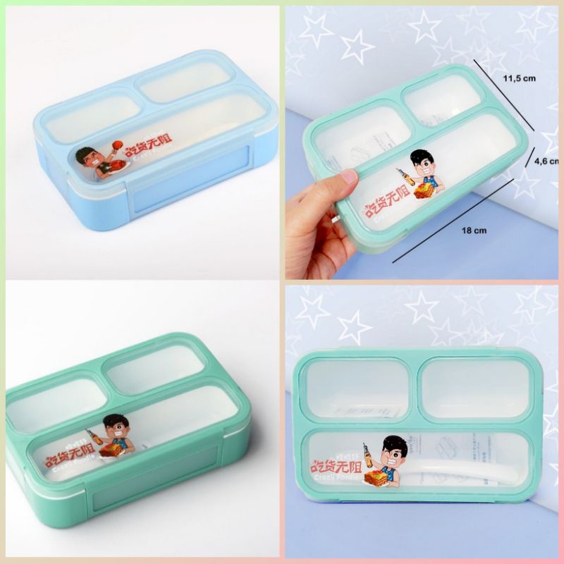 Yooyee Kotak Makan sekat 3