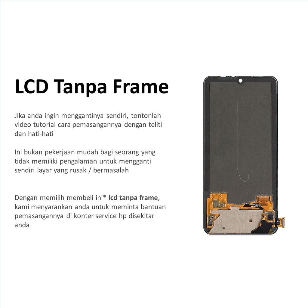 [ CHECK.ID ] LCD + FRAME XIAOMI POCOPHONE POCO F3 ORIGINAL SERVICE PRODUCT