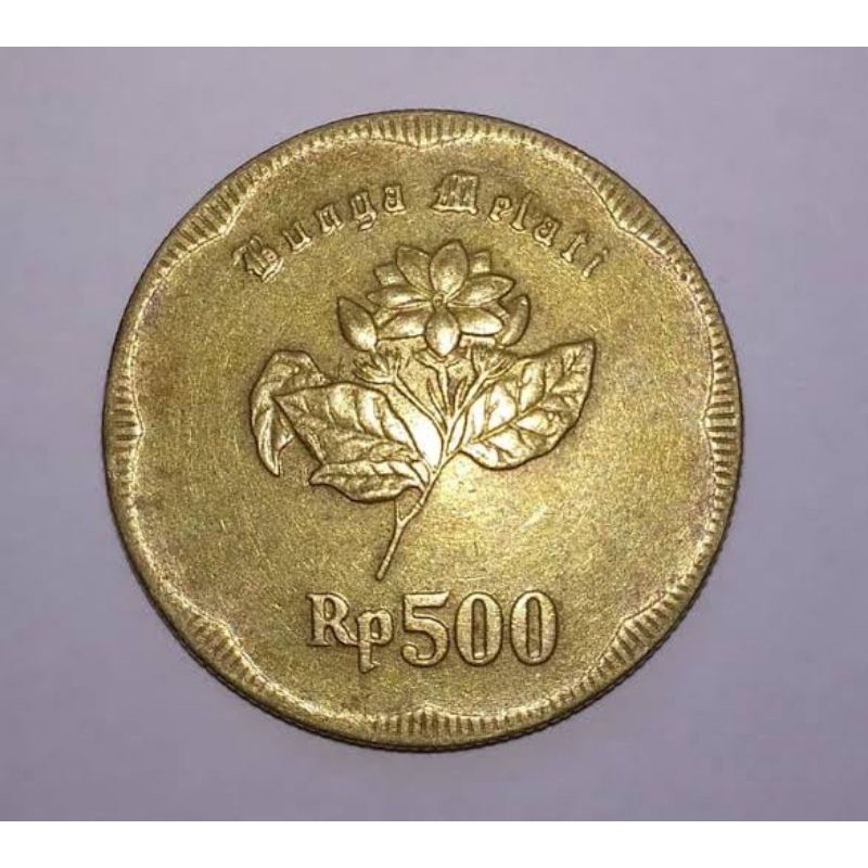 uang kuno 500 Rp Melati 1992/1991