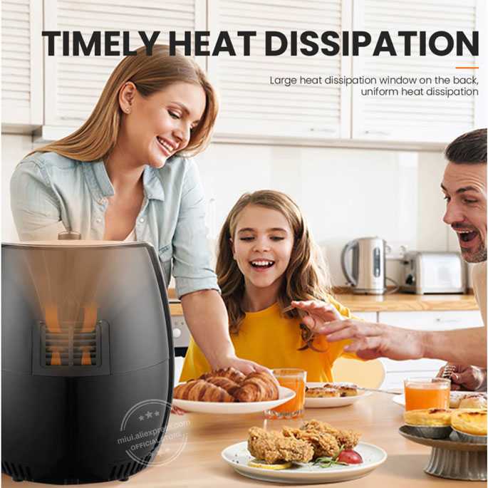 TD-AI01 MIUI Air Fryer Mesin Penggoreng Tanpa Minyak 5 L Button Ver. AF-01