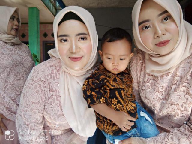 Batik Couple Keluarga Sania Ruffle Ori Ndoro Jowi Dnt Motif Manggar