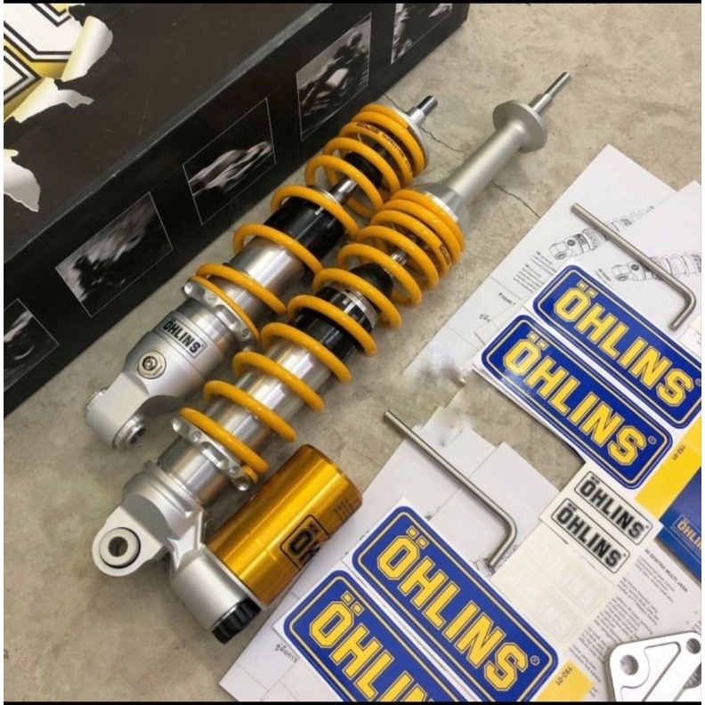 Shock Ohlins Depan Belakang untuk Vespa Primavera/Sprint
