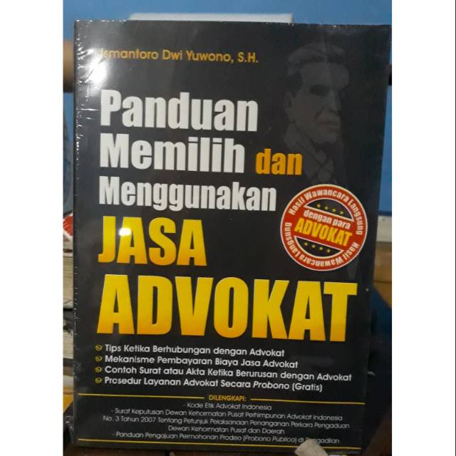 

Panduan menggunakan jasa advokat