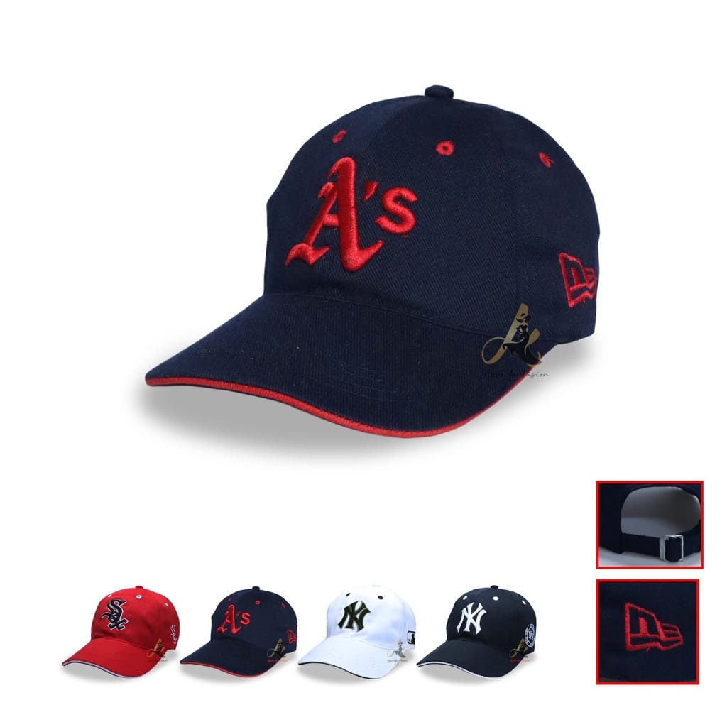 Topi Pria Dewasa Baseball Bordir NY / TOPI NY/Topi Team BASEBALL US