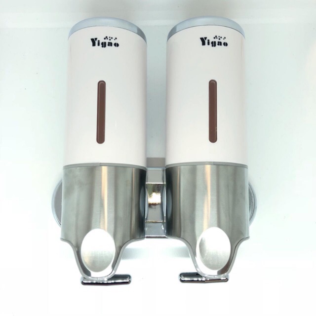 Soap dispenser 500ml double 1000ml tempat sabun cair plastik tebal elegan