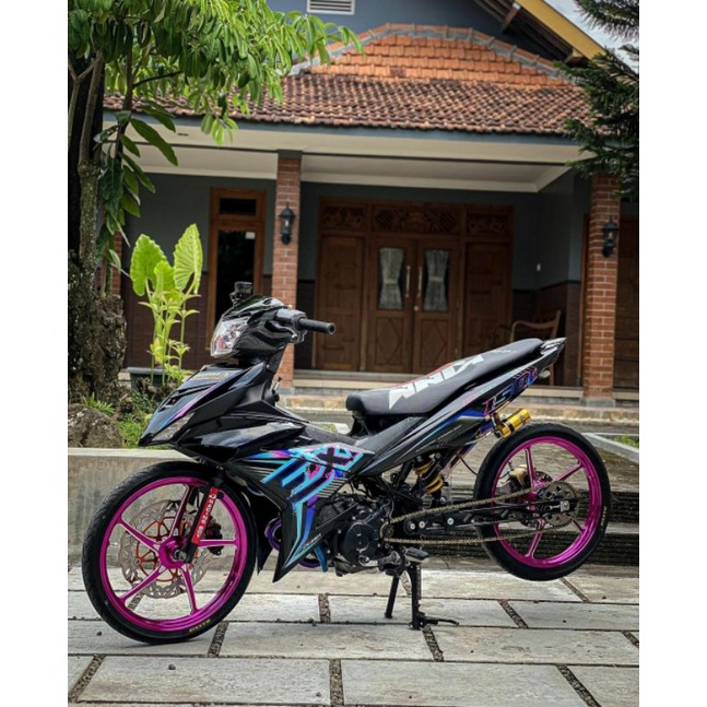 STRIPING/STICKER MX KING 150 EXCITER YAMAHA RAINBOW MALAYSIA