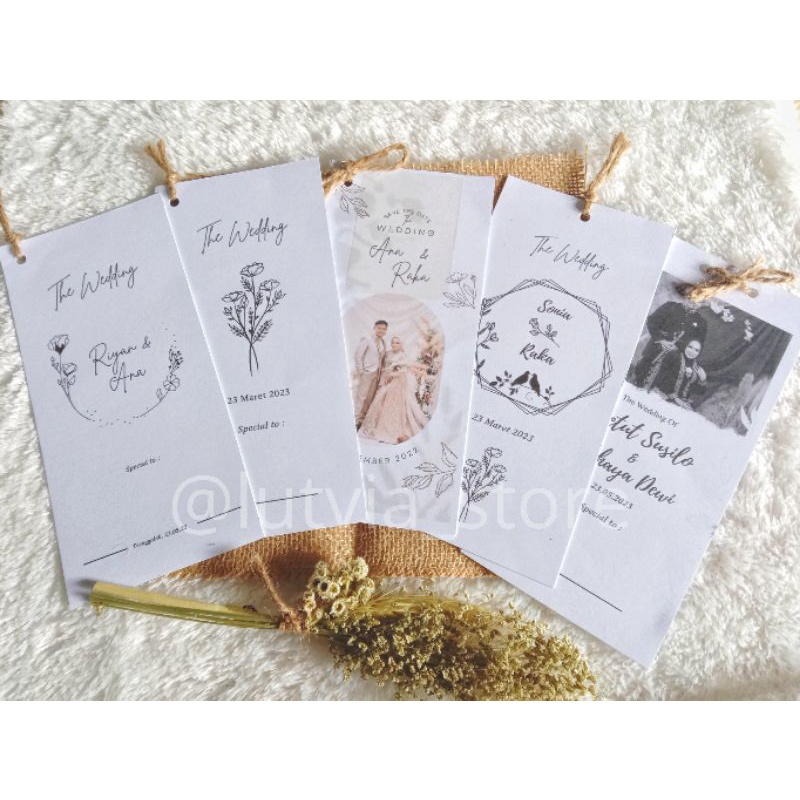 Undangan Rustic Simple & Elegan Undangan Pernikahan Rustic Undangan Nikah Murah Undangan Rustic Unda