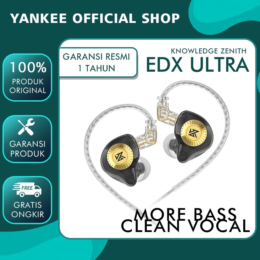 KZ EDX ULTRA Upgrade EDX Pro Earphone Bass Headset Gaming with Microphone