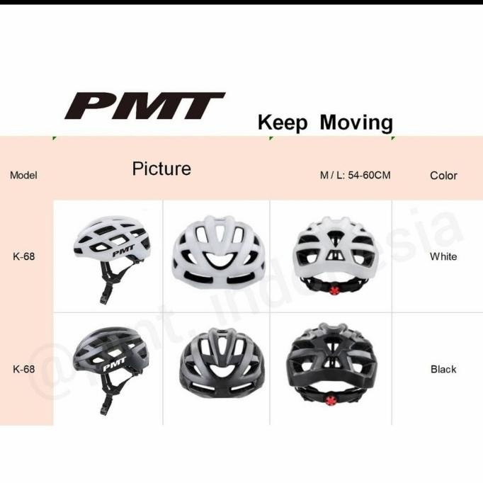 helm sepeda pmt k 68