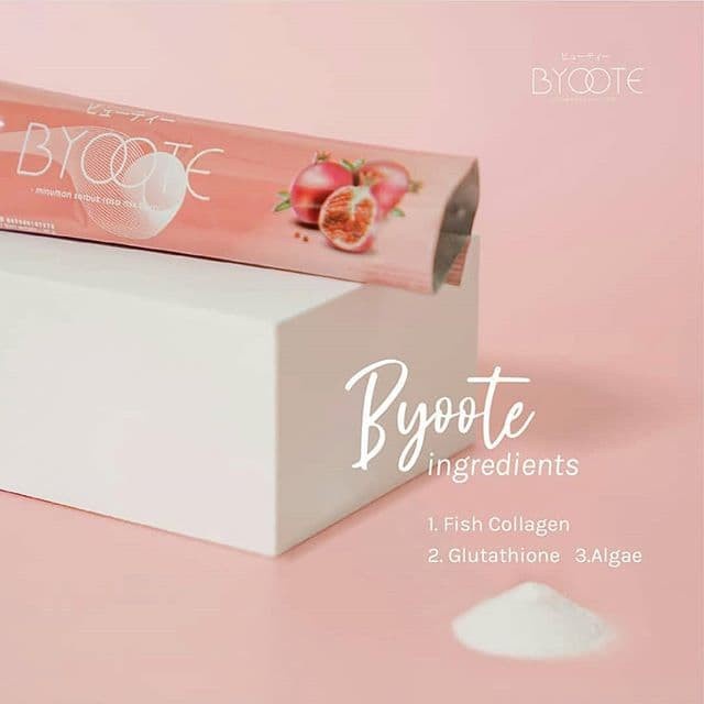 Byoote Ecer (1 Pcs) Eceran Satuan - Collagen Drink Minuman Kolagen Murah - Asli Original Official Halal BPOM