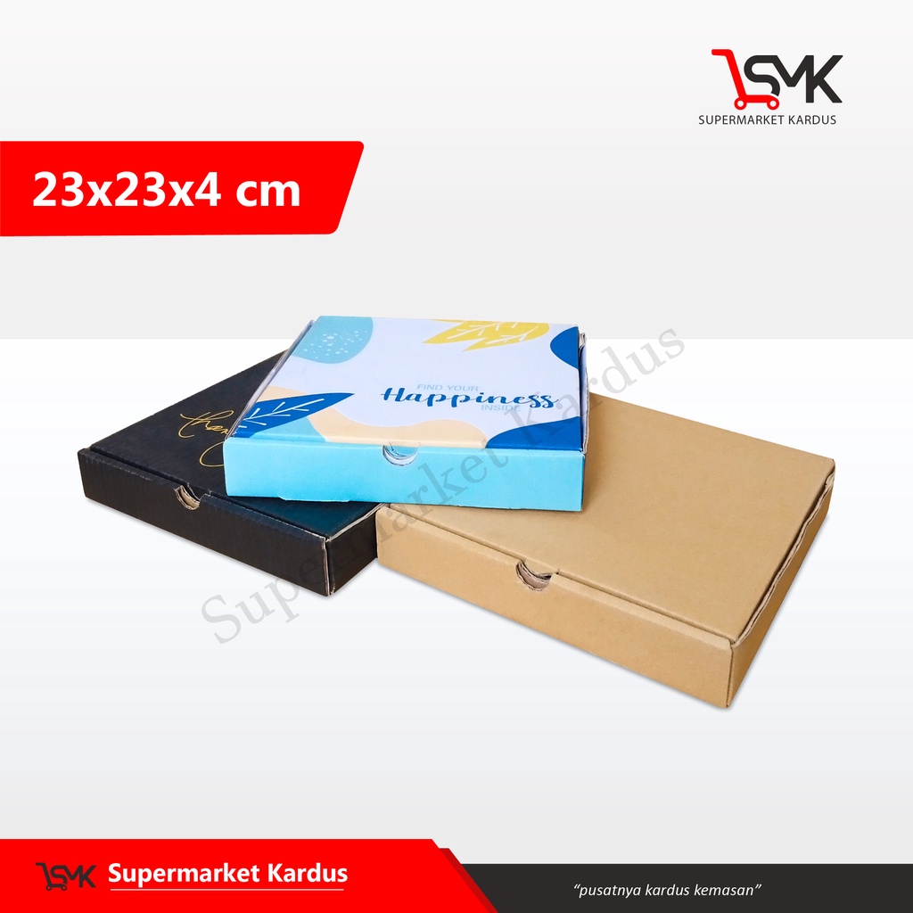 

Box 23x23x4 cm LD Kardus/Kemasan/Paking/boxgift/Hampers/box idul fitri/eid mubarak/boxlebaran//tinggi4