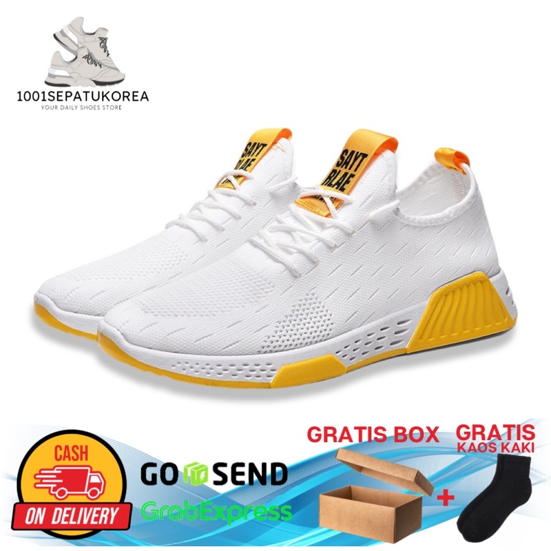 1001 IMPORT SEPATU SNEAKERS PRIA SPORT ELECTRIC + BOX DAN KAOS KAKI !!! - 3 WARNA