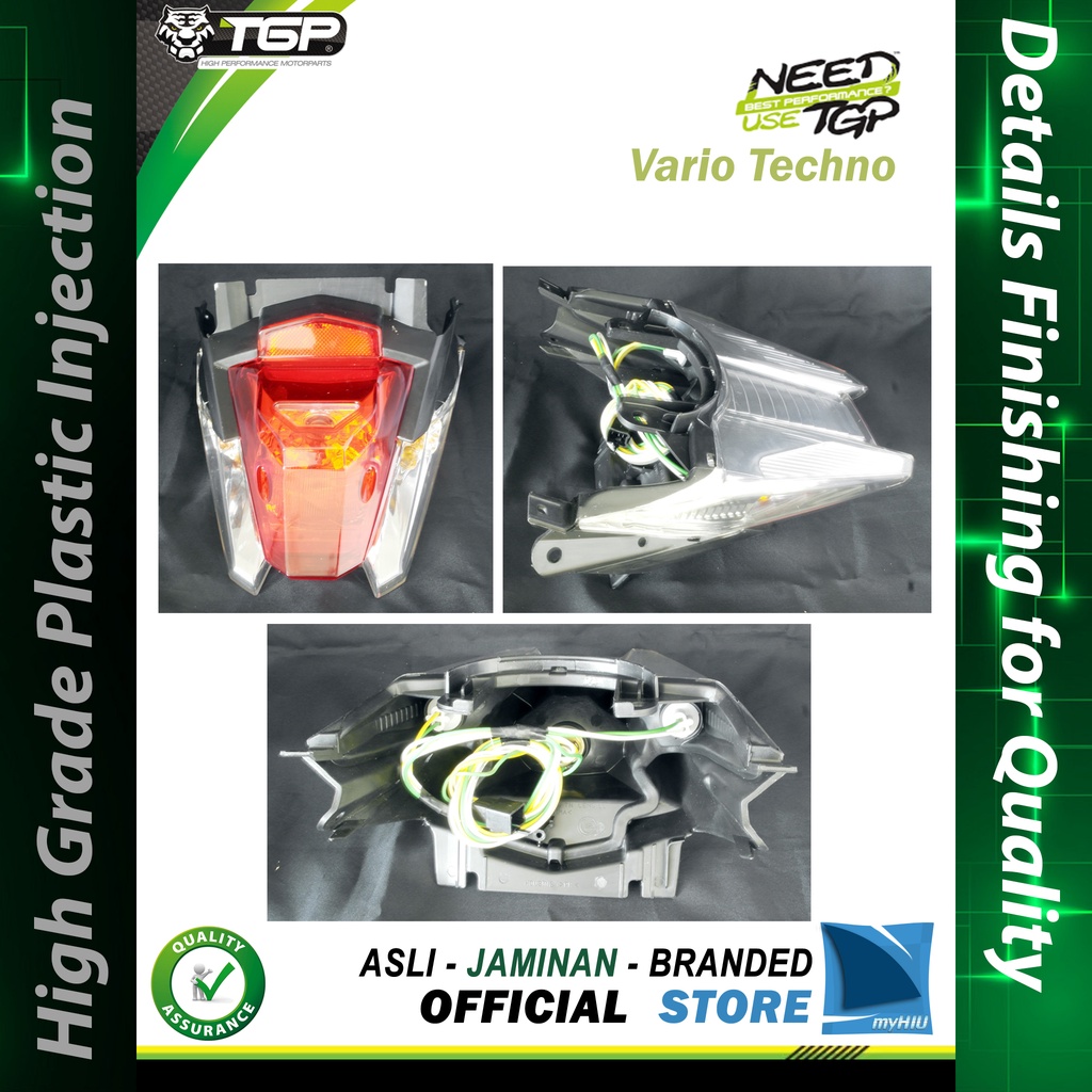 Lampu Belakang / Stop HONDA Vario Techno KOMPLIT - Rear Lamp Assy TGP