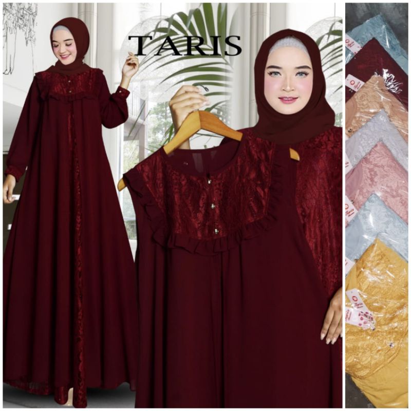 GAMIS   Brukat  rompi  Kombinasi  ceruti  premium ful furin