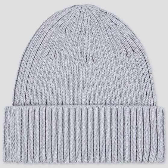 Topi Beanie Rib Uniqlo Original