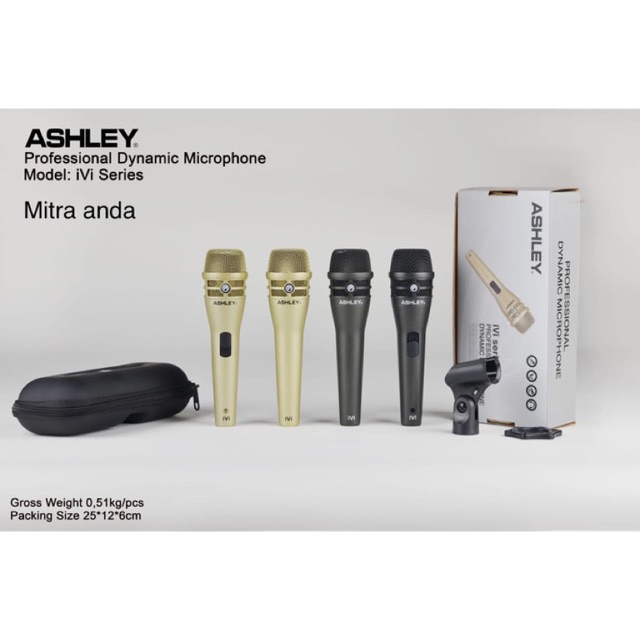 Mic microphone cable kabel ashley IVI