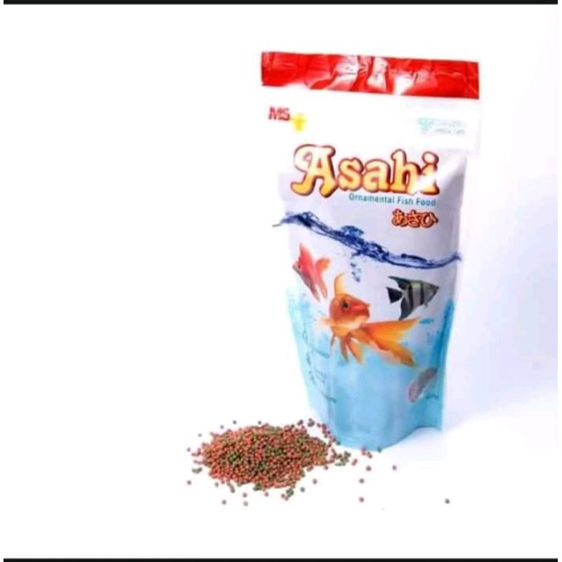 ASAHI Fish Food 100gram / Makanan Pelet Ikan Koi / Makanan Mas Koki Aquarium Murah Berkualitas