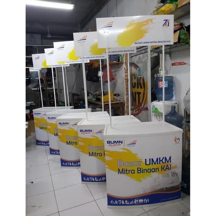 EVENT DESK / BOOTH PORTABLE PVC plus printing