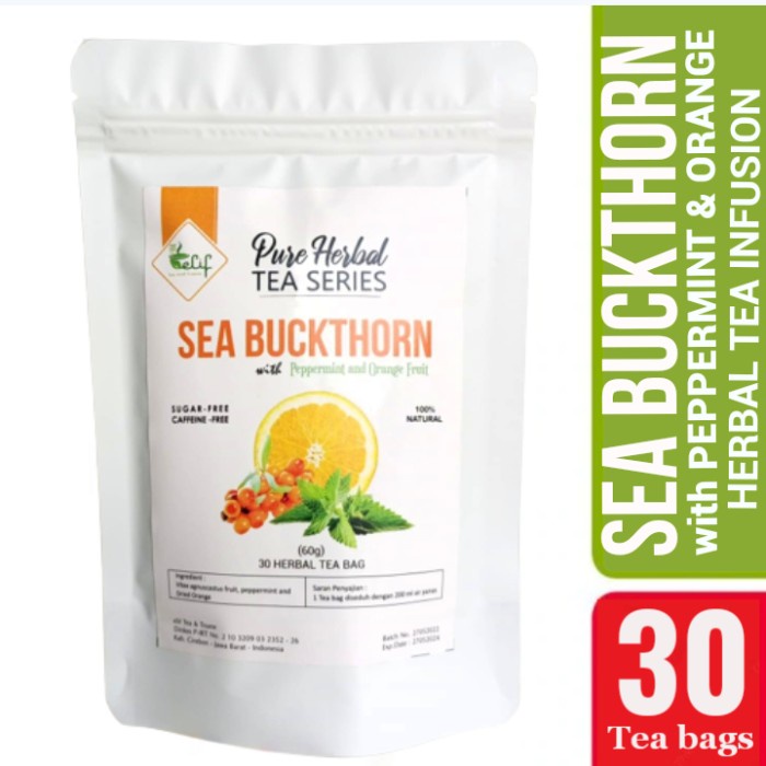 

ORIGINAL MURAH Sea Buckthorn with Peppermint & Dried Orange Herbal Tea Series 30 Bag