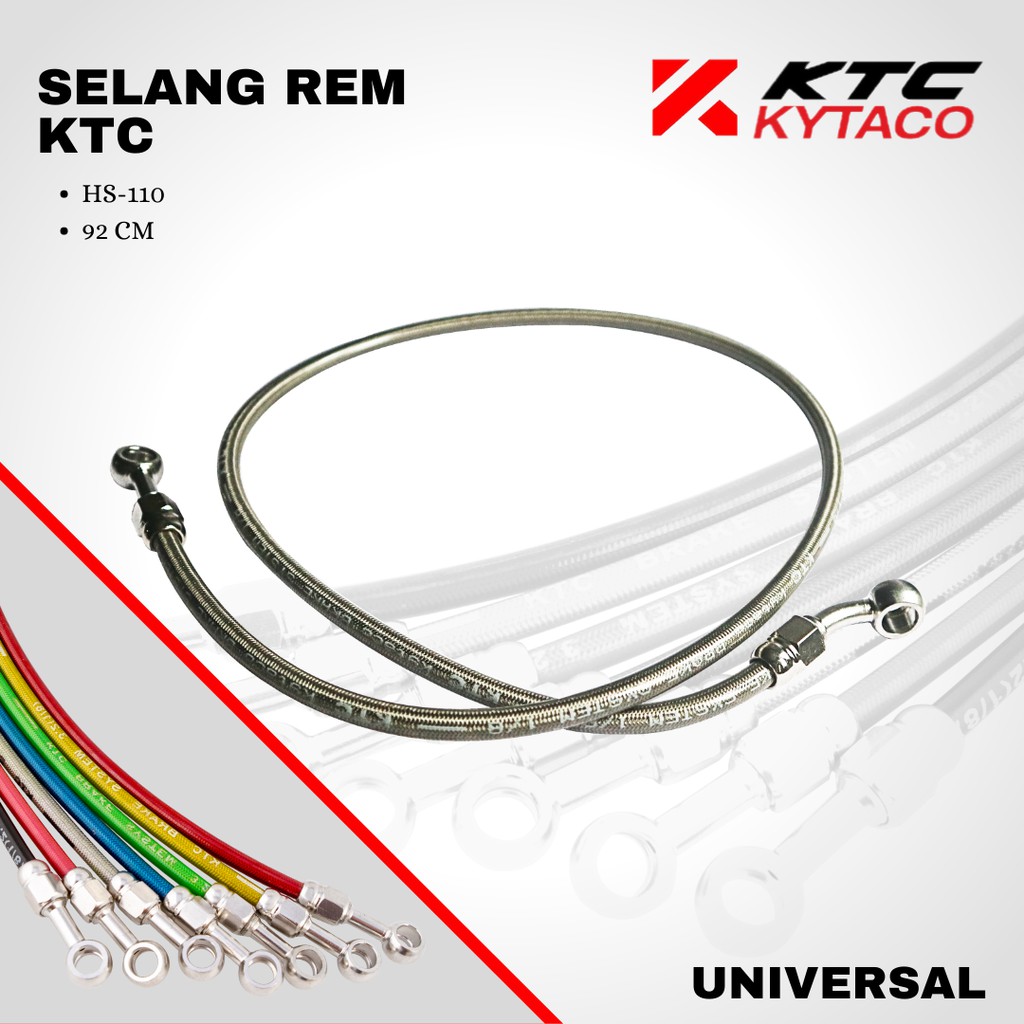 Selang slang rem 92 cm HS-110 KTC KYTACO original