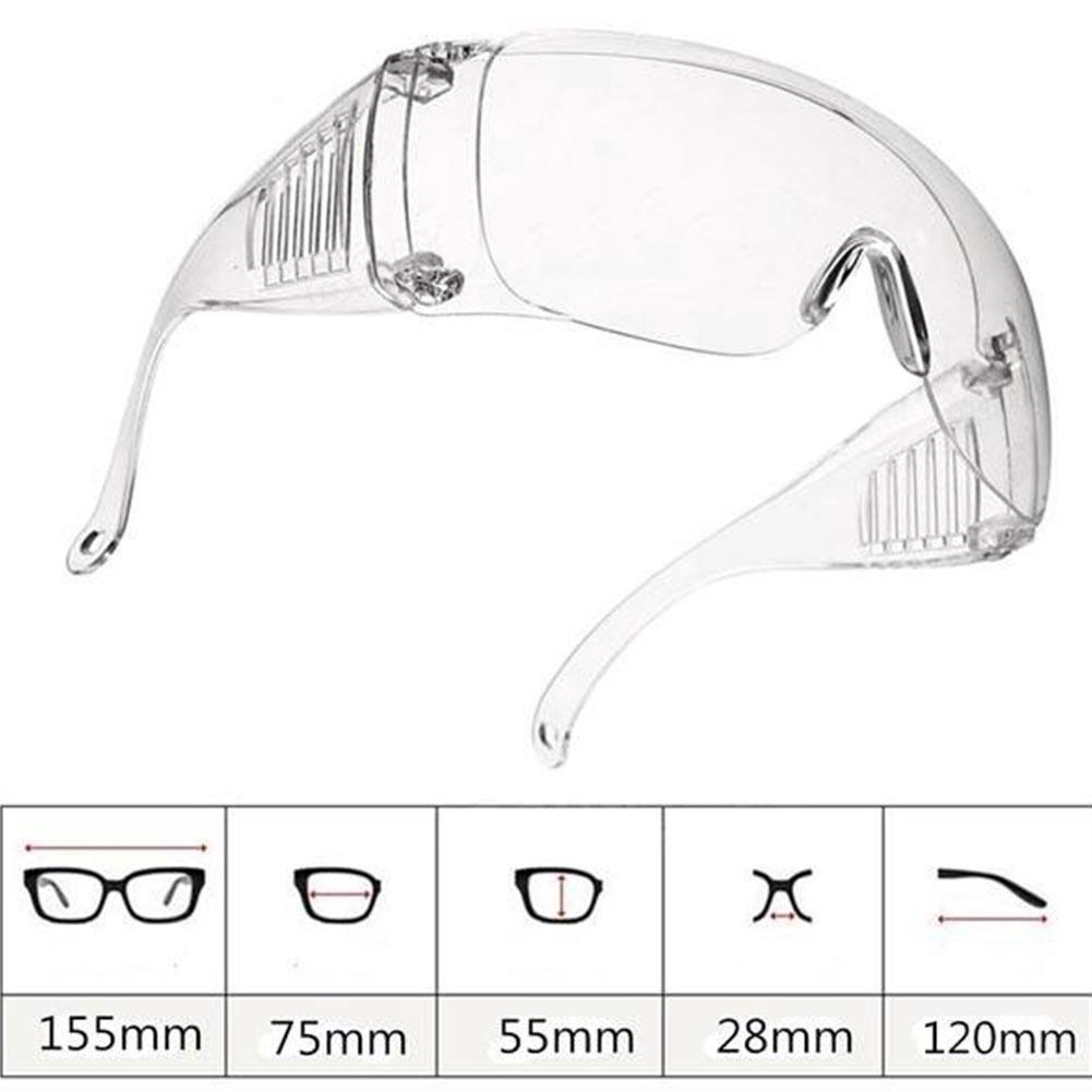 Medical goggles Safety goggles Kacamata Protection Clear Protective Glasses Wind Dust Anti-fog Medical Use