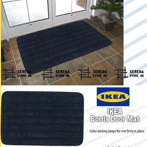 IKEA BORRIS KESET PINTU, bagian blkg anti licin, keset tetap ditempat