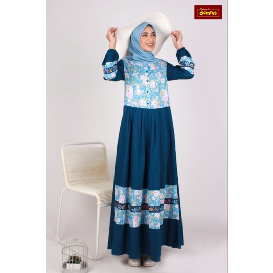 Abaya Dannis Terbaru A220101 Gamis Dress Fashion Muslim Jubah