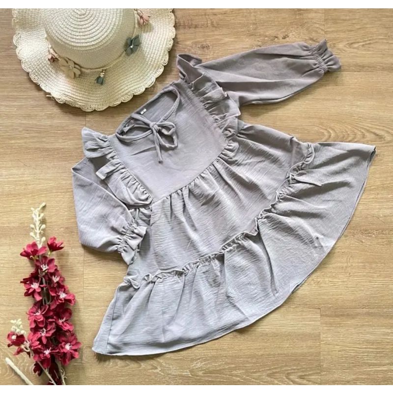 Tunik crinkle (Tunik anak cewe)