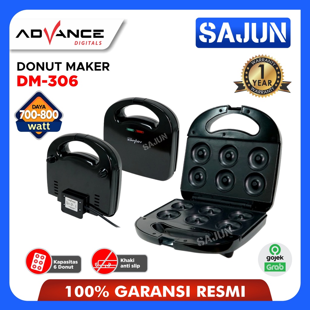 Advance DM-306 Donut Maker Alat Cetakan Donut DM306