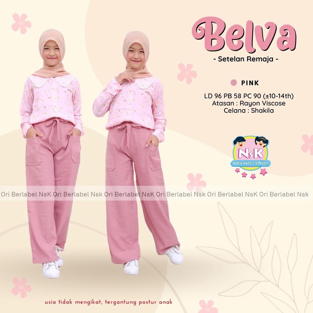 NEW Baju Remaja Perempuan Setelan Remaja Perempuan Setelan Kulot Anak Remaja Tanggung Perempuan