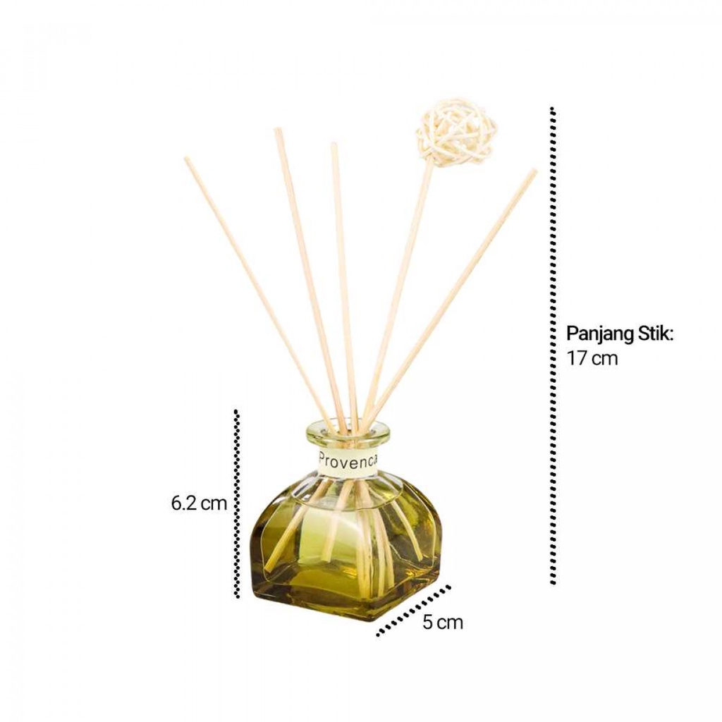 Fireless Parfum Ruangan Aroma Diffuser Reed Rattan Sticks