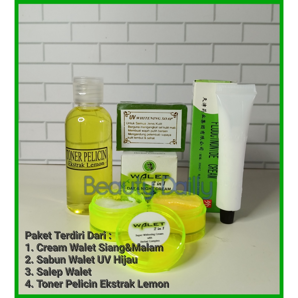 Paket Lengkap Walet Plus Toner Pelicin / Paket Cream Walet Susun Siang & Malam + Salep Walet Anti Ir