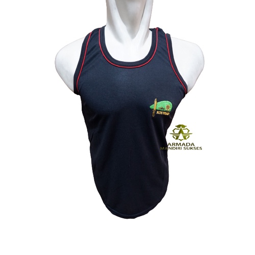 Kaos Singlet Logo Kostrad - Hitam