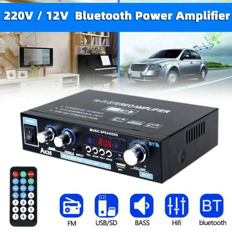 Amplifier Audio Bluetooth HiFi Stereo 2 Channel AK35