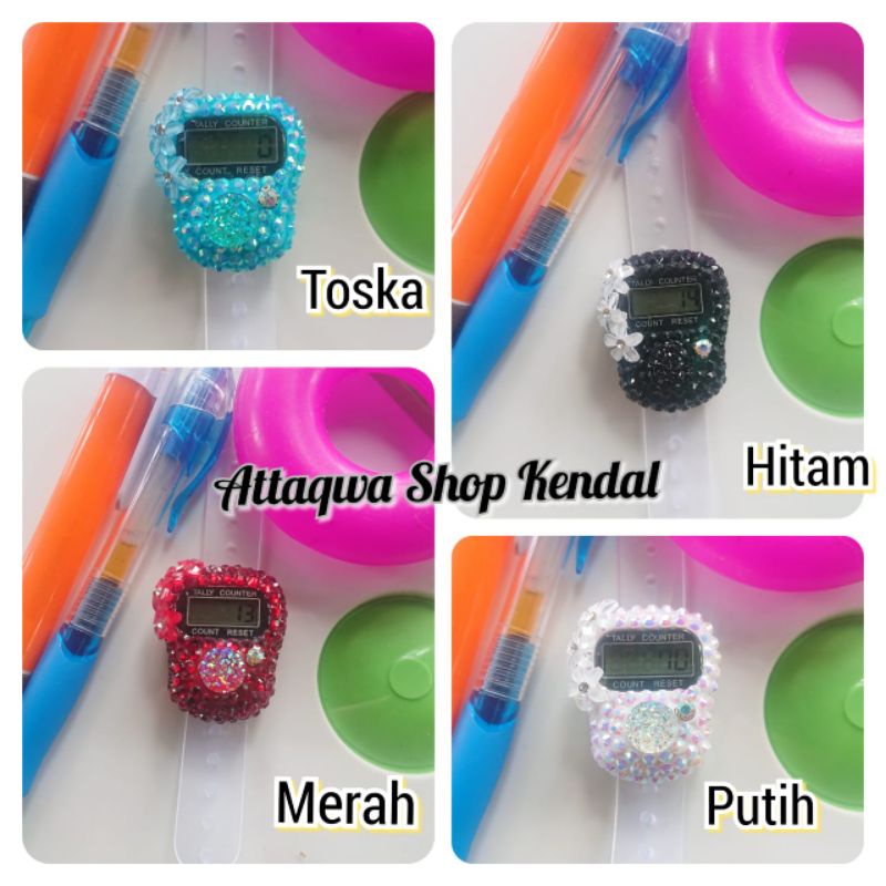 Tasbih Digital Swarovski Mutiara Cantik COD