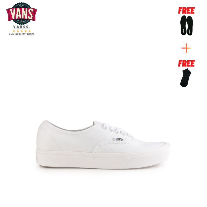 vans authentic comfycush white