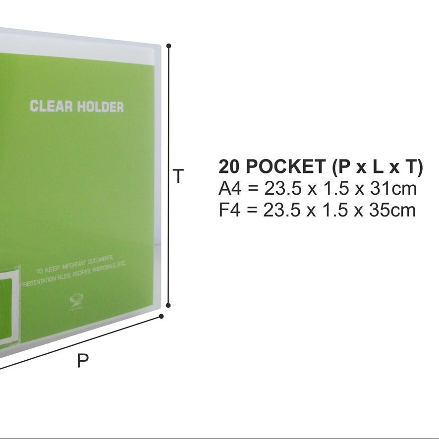 

Import Terlaris Clear Holder / Dokumen Keeper / Display Book / Document Keeper EAGLE Warna Neon A4/F