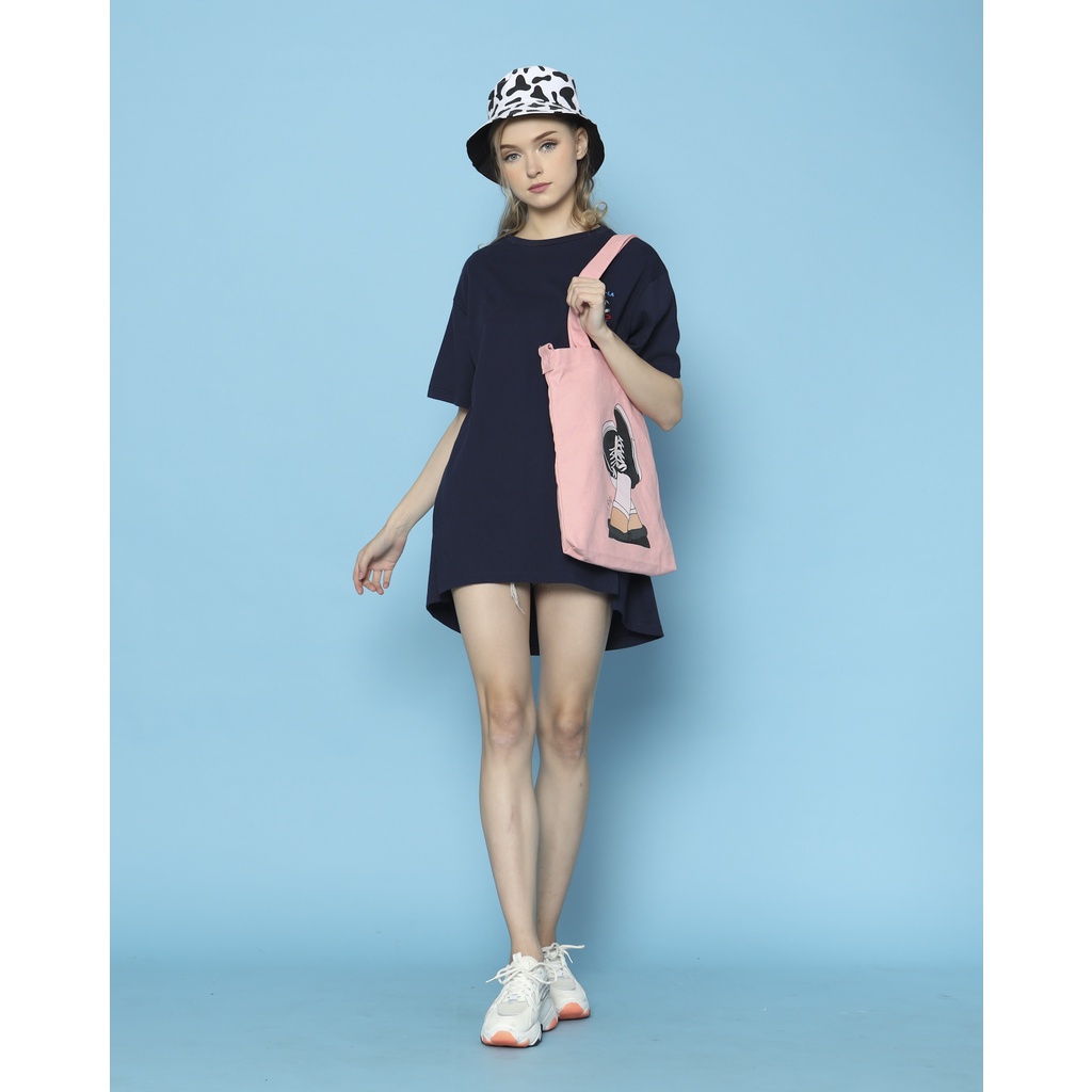 CIMORY-MOO LA HOOPS OVERSIZED TEE