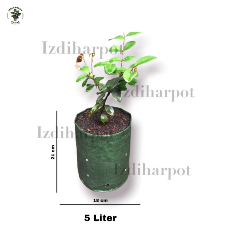 planter bag eco pack 5 liter no handle untuk pot tanaman - PLANTER BAG 5 LITER